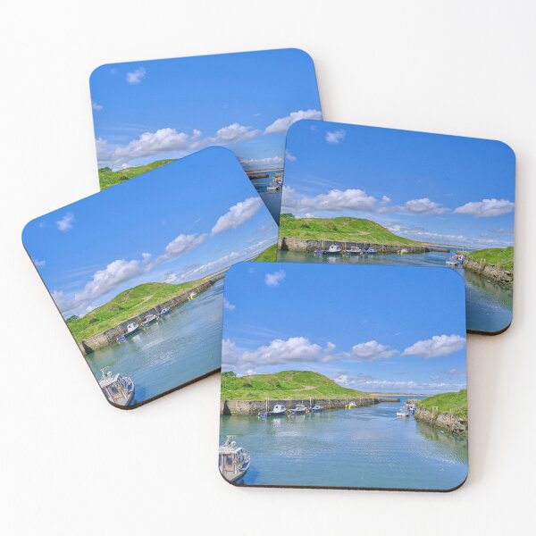 Item preview, High tide at the picturesque harbour of Seaton Sluice in Northumberland designed and sold by Violaman.
