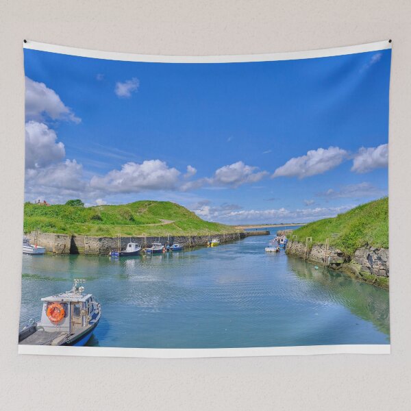 Item preview, High tide at the picturesque harbour of Seaton Sluice in Northumberland designed and sold by Violaman.