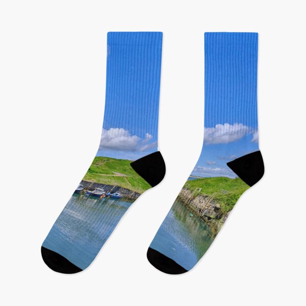 Item preview, High tide at the picturesque harbour of Seaton Sluice in Northumberland designed and sold by Violaman.