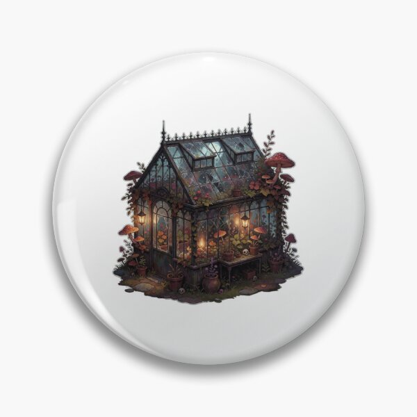 Item preview, Haunted Victorian Cottage – Gothic Autumn Cottagecore Sticker designed and sold by AillustriaAK.