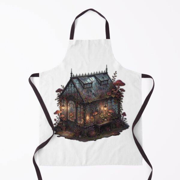 Item preview, Haunted Victorian Cottage – Gothic Autumn Cottagecore Sticker designed and sold by AillustriaAK.