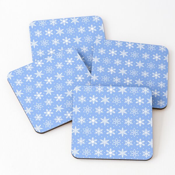 Item preview, Blue Snowflakes Pattern designed and sold by Beeptea.