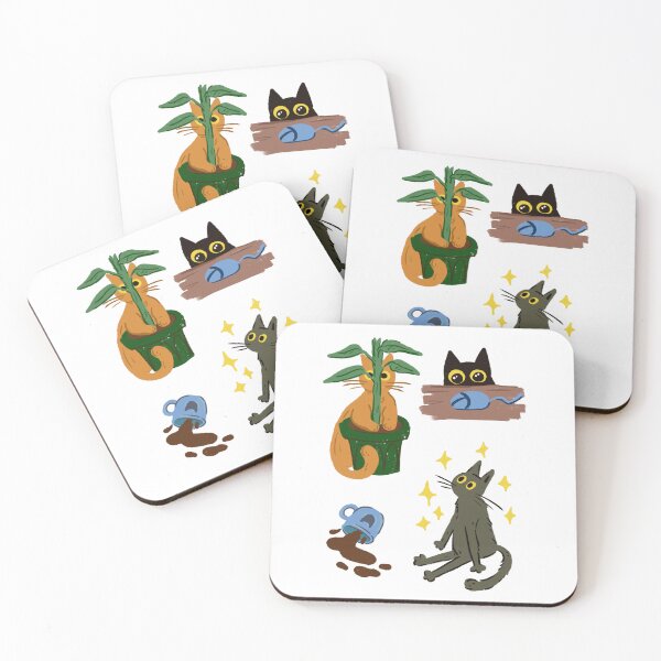Item preview, Silly Cats in Your House designed and sold by DanuskaArt.
