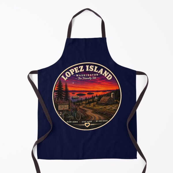 Item preview, Lopez Island Washington Vintage Travel Badge Friendly Isle designed and sold by Swanny's Custom T-shirt and Gift Designs.