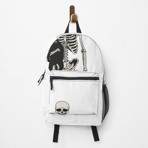 Item preview, Skeleton and Black Cat – Cute Spooky Halloween Cat Design designed and sold by roartusa.