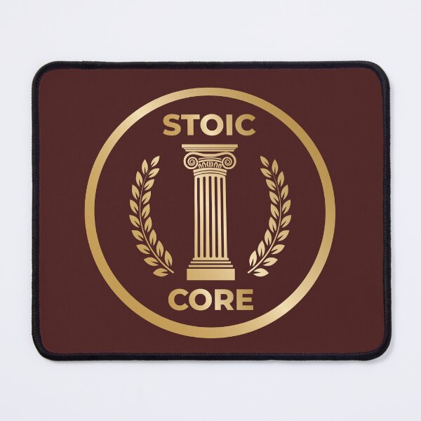 Item preview, Stoic Core Shield Emblem - Ionic Column and Laurel - Bronze Edition designed and sold by Stoic Core.