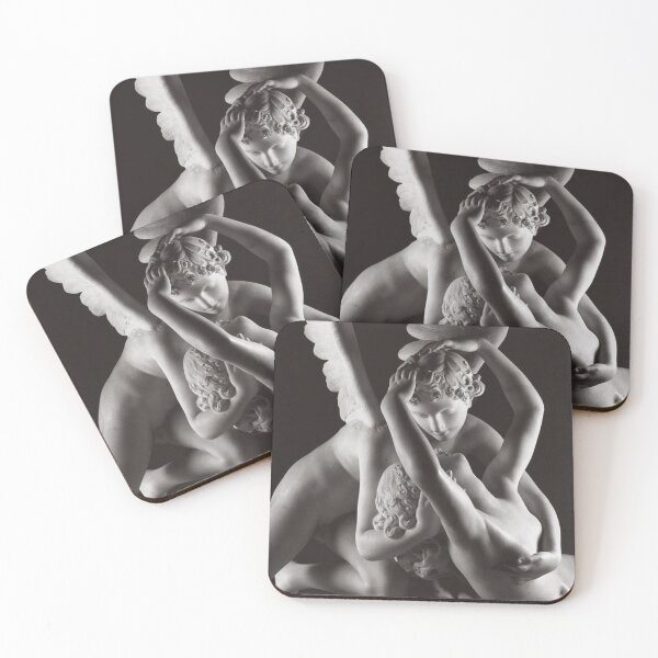 Item preview, Cupid and Psyche - Classical Sculpture on Black designed and sold by Roberto Triolo.