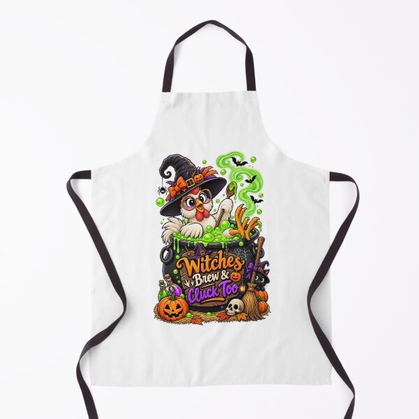 Item preview, Witch Chicken Witches Brew Halloween – Funny Cluck designed and sold by Ayden World.