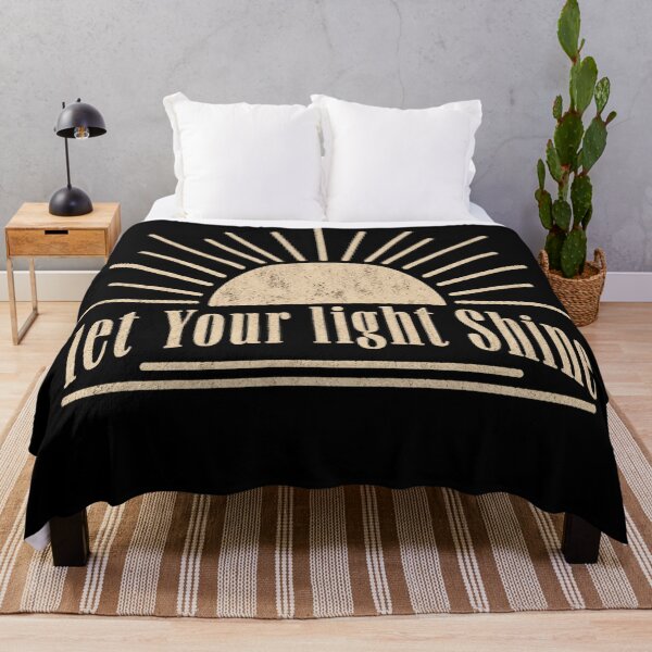 Item preview, Let Your Light Shine — Retro Boho Sunburst Christian Bible Verse designed and sold by RickyHN7.