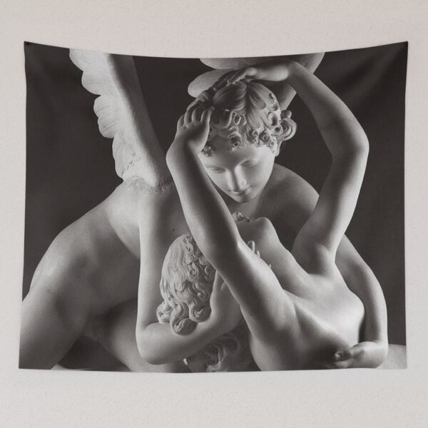 Item preview, Cupid and Psyche - Classical Sculpture on Black designed and sold by Roberto Triolo.