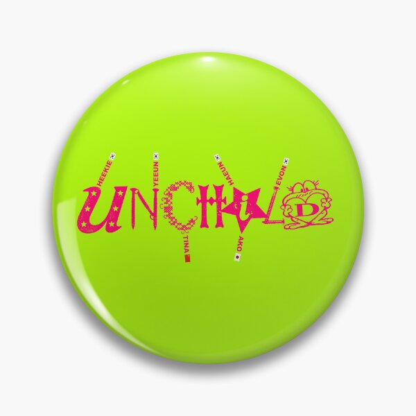 Item preview, Unchild Logo Pink Members Names and Flags KPop designed and sold by FROGVOLT.