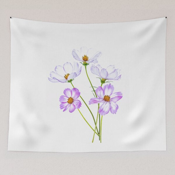 Item preview, Pink and White Cosmos Flowers designed and sold by Catrinann.