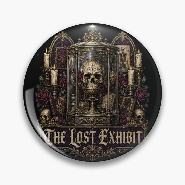 Item preview, HALLOWEEN Lost Exhibit – Dark Museum Macabre Sticker designed and sold by ElKesslassy  Daniel.