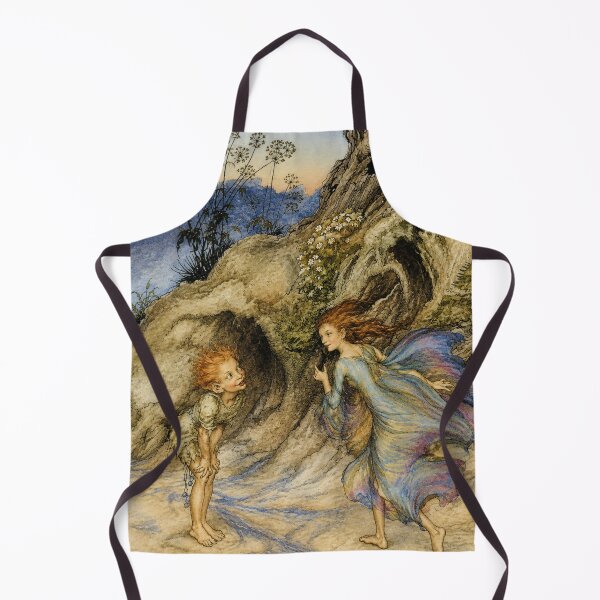 Item preview, A Midsummer Night's Dream Art, Vintage Fairy Illustration, Puck and Fairy, Shakespeare Lovers designed and sold by RickE.