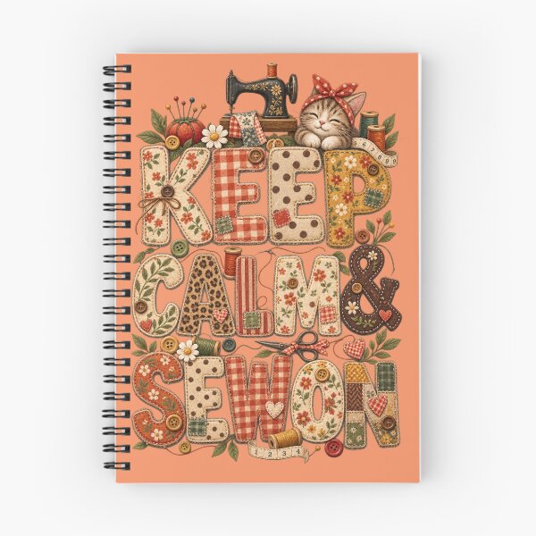 Item preview, Keep Calm & Sew On – Sewing Lover, Quilter & Seamstress Gift designed and sold by EverStitchStudio ★★★★★.