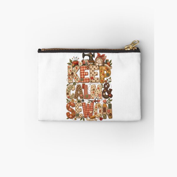 Item preview, Keep Calm & Sew On – Sewing Lover, Quilter & Seamstress Gift designed and sold by EverStitchStudio ★★★★★.