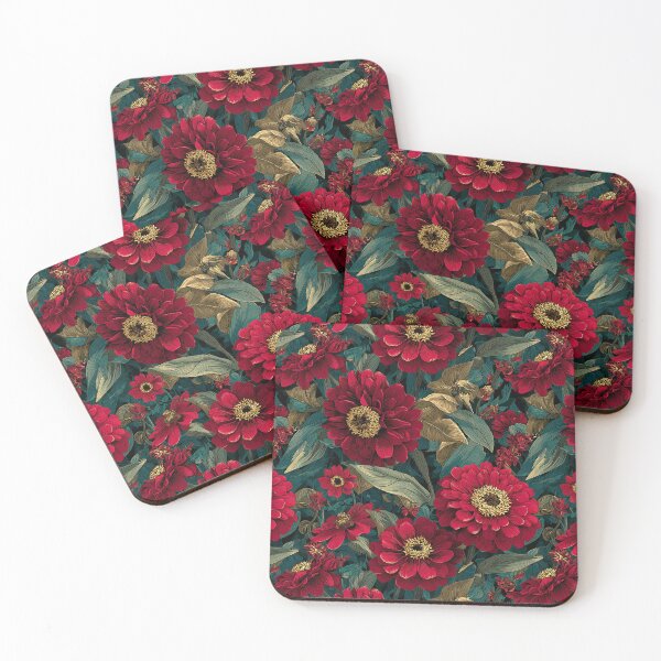 Item preview, Bold Zinnia Texture  - Retro Flower Floral - Retirement Gifts For Grandpa designed and sold by RoyalStarsPatts.