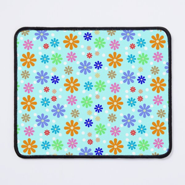 Item preview, Colorful Retro Daisy Garden Pattern designed and sold by Sasitee.