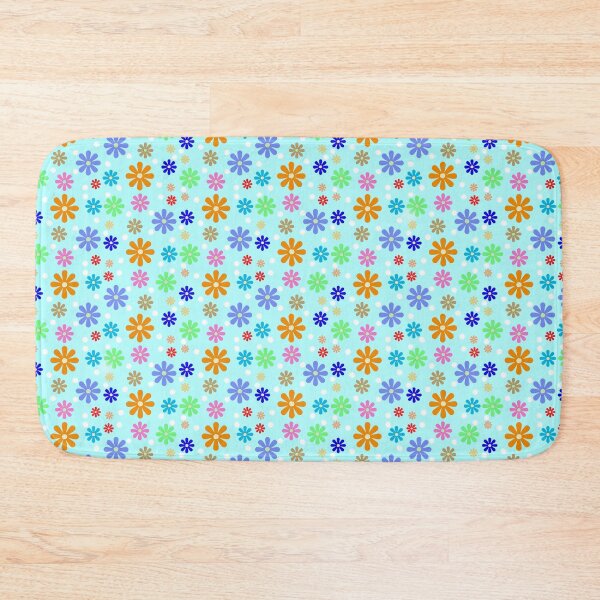 Item preview, Colorful Retro Daisy Garden Pattern designed and sold by Sasitee.