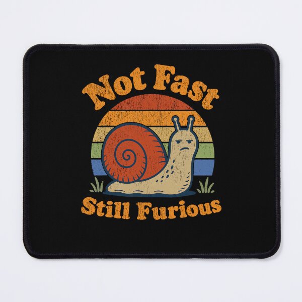 Item preview, Not Fast Still Furious Snail - Funny Slow Animal Retro designed and sold by Noctivyra.