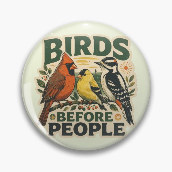 Item preview, Birds Before People Funny Introvert Birdwatcher Design designed and sold by limos.