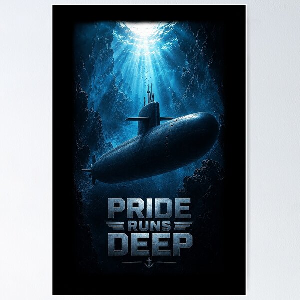 Item preview, Pride Runs Deep: Los Angeles-Class Silent Service Resolve designed and sold by BlissBlvdShop.
