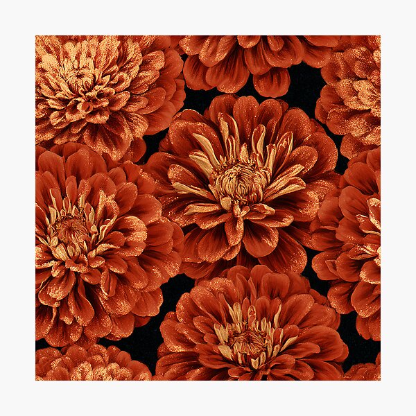 Item preview, Petaled Zinnia Floral  - Retro Flower Floral - Retirement Gifts For Grandma designed and sold by RoyalStarsPatts.