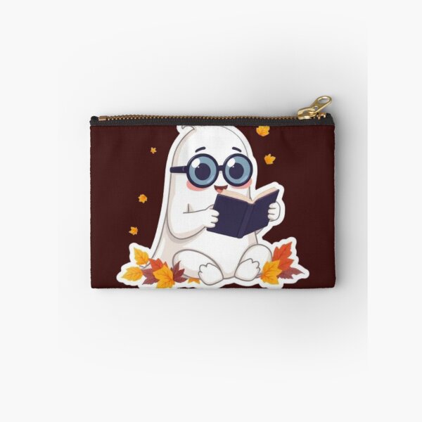 Item preview, Cute Reading Ghost Autumn Bookworm designed and sold by Akira Design Store.