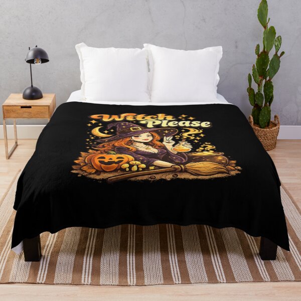 Item preview, Witch Please Retro Vintage Halloween Funny Witch Design designed and sold by mocci10.