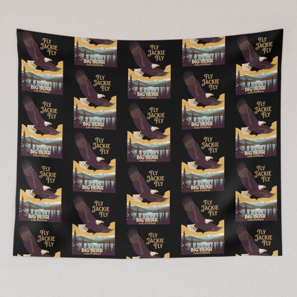 Item preview, Fly Jackie Fly Big Bear California Bald Eagle Tribute designed and sold by Noctivyra.