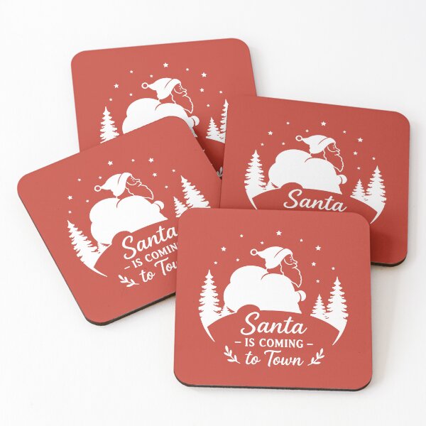 Item preview, Santa Claus Is Coming to Town – Festive Holiday Art designed and sold by Tklezardesigns.