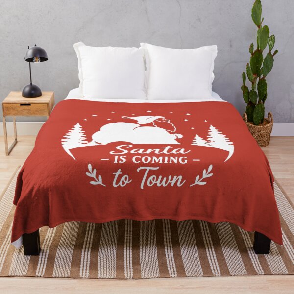 Item preview, Santa Claus Is Coming to Town – Festive Holiday Art designed and sold by Tklezardesigns.