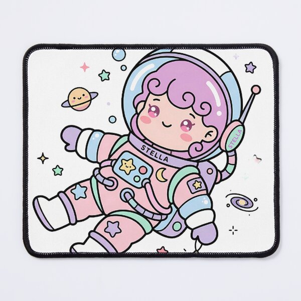 Item preview, Stella the Astronaut Floating in Space - Kawaii Chibi designed and sold by fuhadislam.