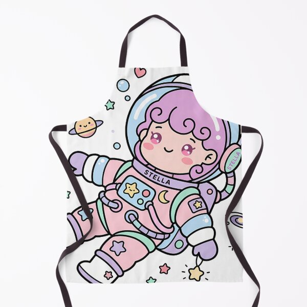 Item preview, Stella the Astronaut Floating in Space - Kawaii Chibi designed and sold by fuhadislam.