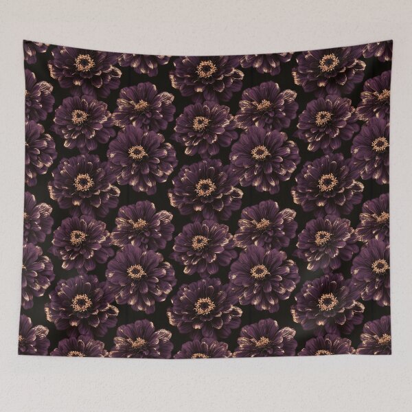 Item preview, Bold Zinnia - Tropical Flower Pattern - Retirement Gifts for Mom designed and sold by RoyalStarsPatts.
