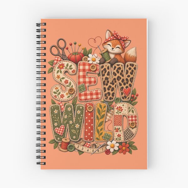 Item preview, Sew Wild – Funny Sewing Quote for Sewists, Quilters & Crafters designed and sold by EverStitchStudio ★★★★★.