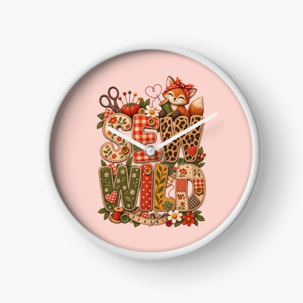 Item preview, Sew Wild – Funny Sewing Quote for Sewists, Quilters & Crafters designed and sold by EverStitchStudio ★★★★★.
