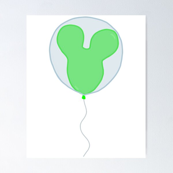 Item preview, Green Mouse Balloon designed and sold by palme-rcoles.