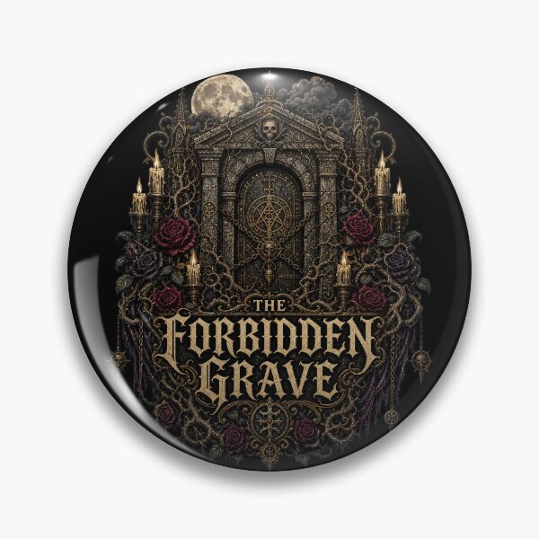 Item preview, HALLOWEEN Forbidden Grave – Dark Macabre Cemetery Sticker designed and sold by ElKesslassy  Daniel.