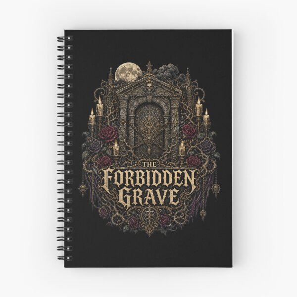 Item preview, HALLOWEEN Forbidden Grave – Dark Macabre Cemetery Sticker designed and sold by ElKesslassy  Daniel.