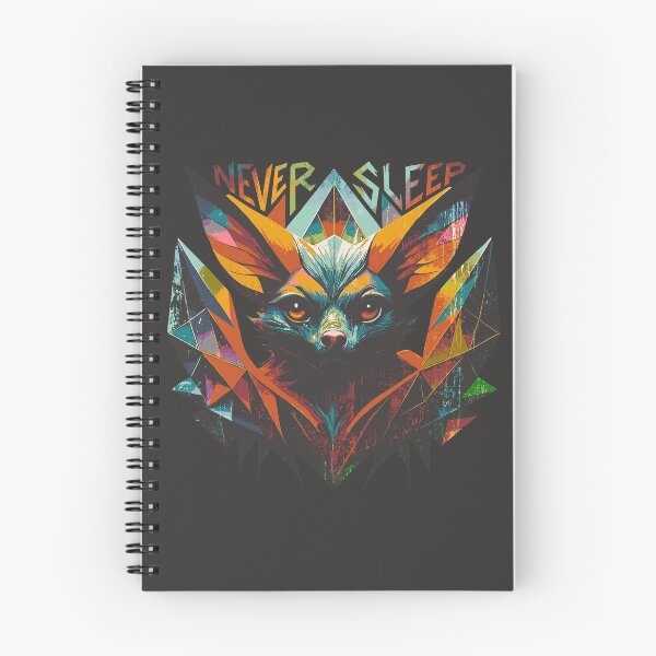 Item preview, Geometric Bat Never Sleep: Abstract Cyber Grunge Illustration designed and sold by Shyla Marsare.