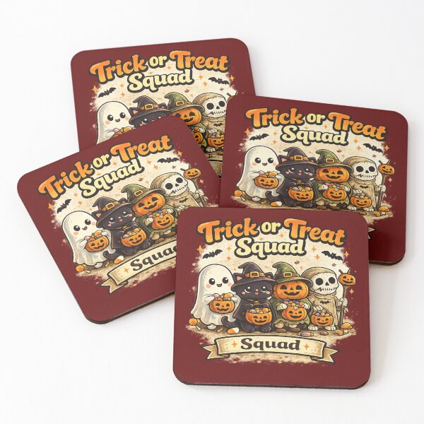 Item preview, Trick or Treat Squad Cute Retro Halloween Costume Party Design designed and sold by mocci10.