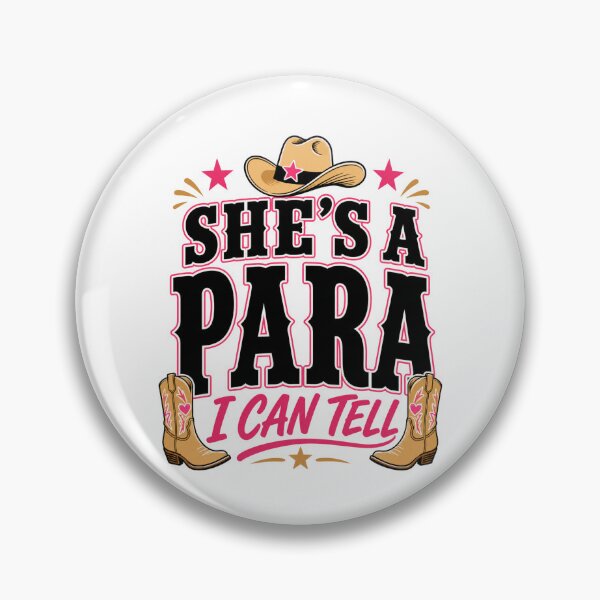 Item preview, She's A Para I Can Tell Funny Western Paraprofessional designed and sold by WeirdlyMild.