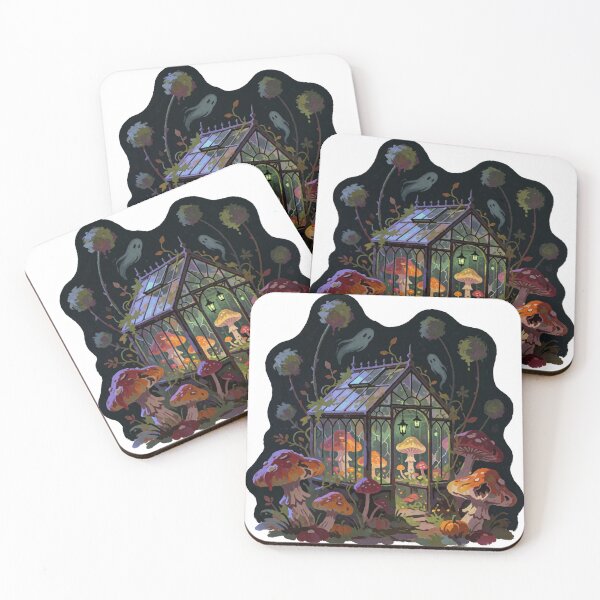 Item preview, Enchanted Mushroom Cottage – Magical Forest Cottagecore Sticker designed and sold by AillustriaAK.