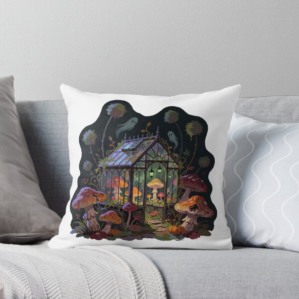 Item preview, Enchanted Mushroom Cottage – Magical Forest Cottagecore Sticker designed and sold by AillustriaAK.