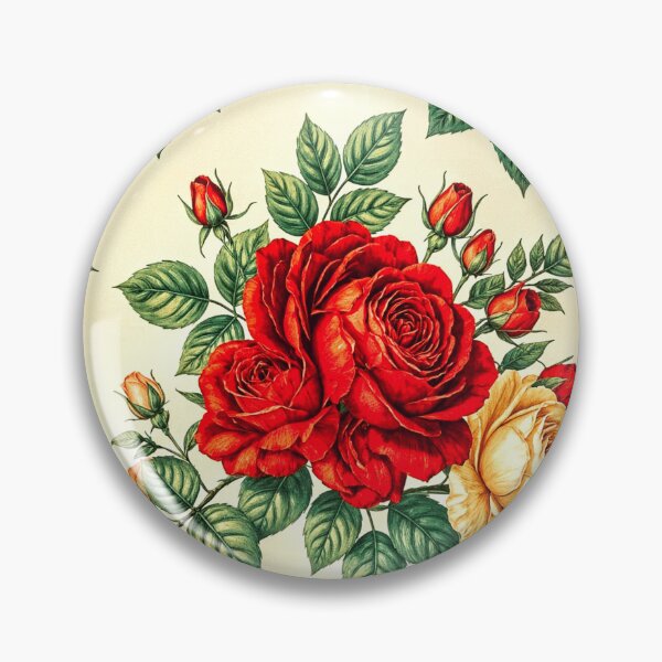Item preview, Red Spring Flower Pattern designed and sold by The Empire Of Digital Art..