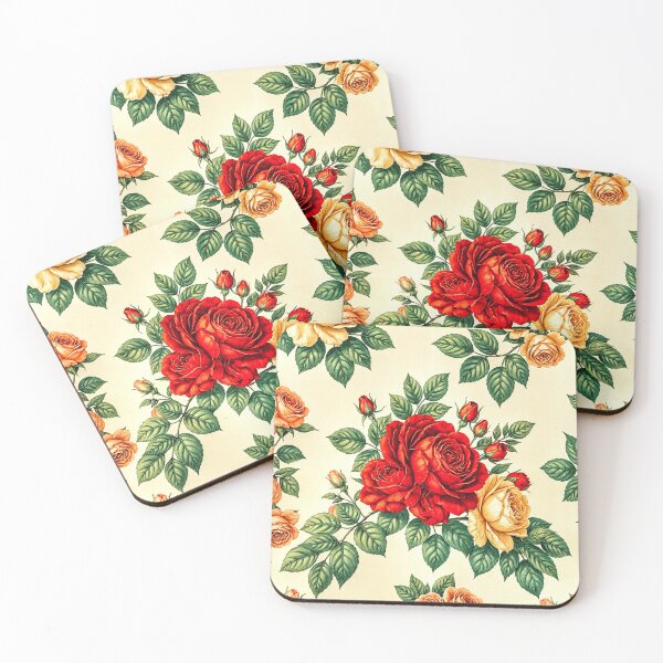Item preview, Red Spring Flower Pattern designed and sold by The Empire Of Digital Art..