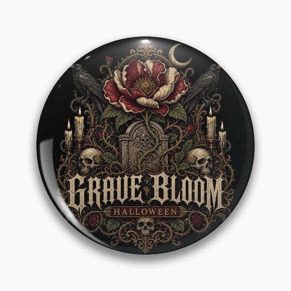 Item preview, HALLOWEEN Grave Bloom – Gothic Cemetery Flower  designed and sold by ElKesslassy  Daniel.