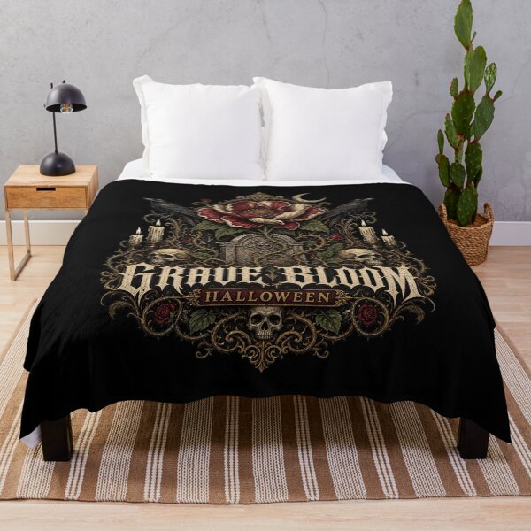 Item preview, HALLOWEEN Grave Bloom – Gothic Cemetery Flower designed and sold by ElKesslassy Daniel.