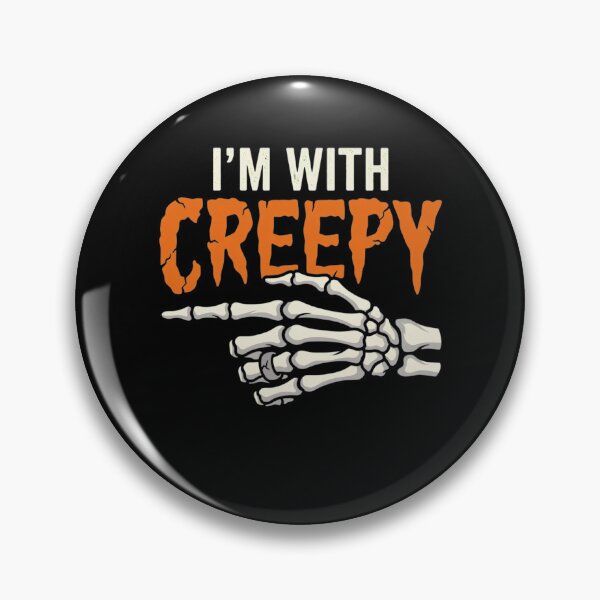Item preview, I'm with Creepy Funny Matching Halloween Costume  designed and sold by clothesy7.